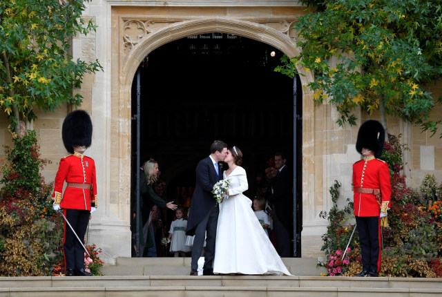 Royal Wedding Pernikahan Putri Eugenie dengan Jack Brooksbank (Foto: REUTERS/Toby Melville)