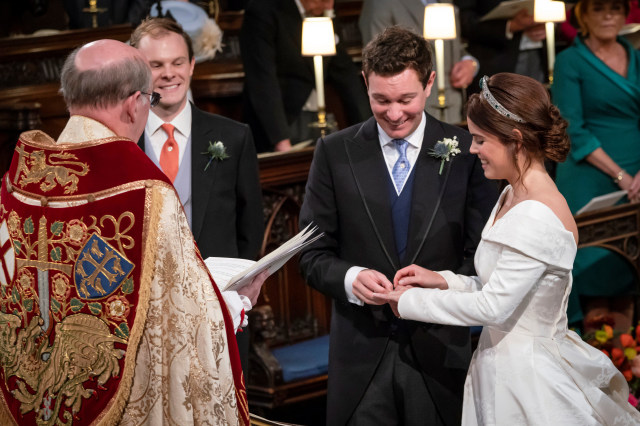 Royal Wedding Putri Eugenie & Jack Brooksbank (Foto: Dok. Danny Lawson/Pool via REUTERS)