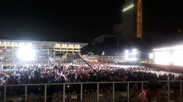 Preshow Closing Ceremony Asian Para Games 2018. (Foto: Karina Nur Shabrina/kumparan)