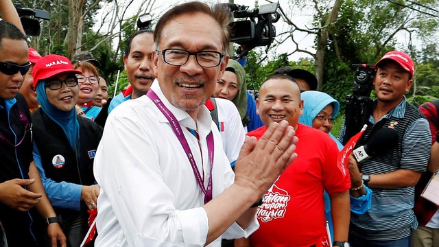 Politisi Malaysia, Anwar Ibrahim. Foto: REUTERS/Lai Seng Sin