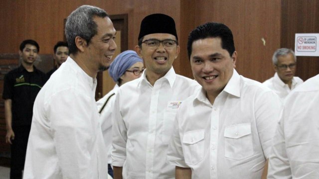 Pengukuhan TKD Jokowi-Ma'ruf Jawa Barat oleh Ketua TKN Erick Thohir (Foto: Dok. Istimewa)
