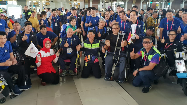 Para atlet negara tamu meninggalkan Jakarta setelah Asian Para Games 2018 usai. (Foto: Dok. Inapgoc)