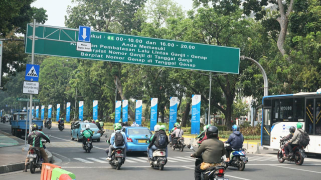 Ilustrasi pembatasan lalu  ganjil-genap di Jakarta. (Foto: Nugroho Sejati/kumparan)