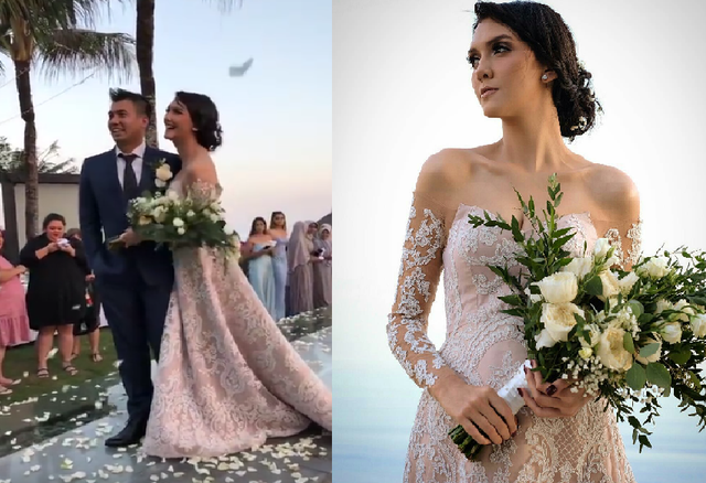 5 Potret Cantik Pernikahan Alexa Key di Bali