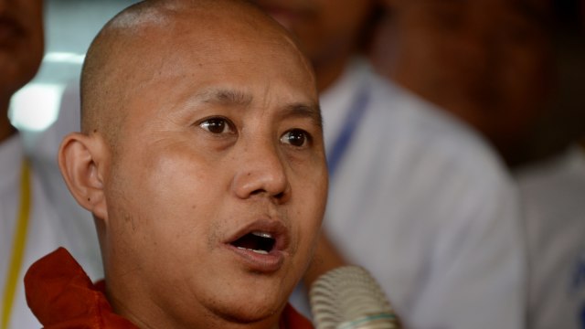 Biksu Wirathu. (Foto: AFP/ROMEO GACAD)