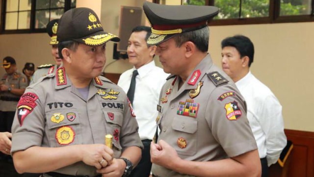 Kapolri Jenderal Muhammad Tito Karnavian dan Kabareskrim Komjen Arief. (Foto: Istimewa)
