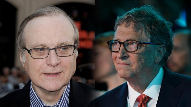 Paul Allen dan Bill Gates. (Foto: AFP PHOTO / Kevin Winter dan Mandel Ngan)