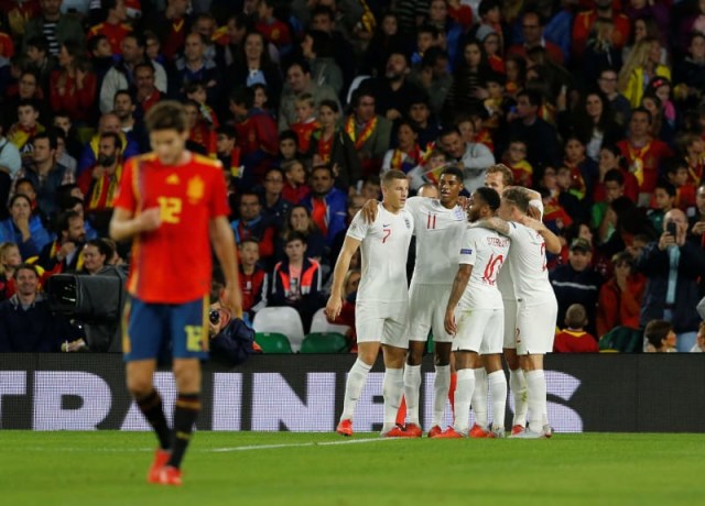 Berita Bola: Menang Tipis, Inggris Permalukan Spanyol di Kandang