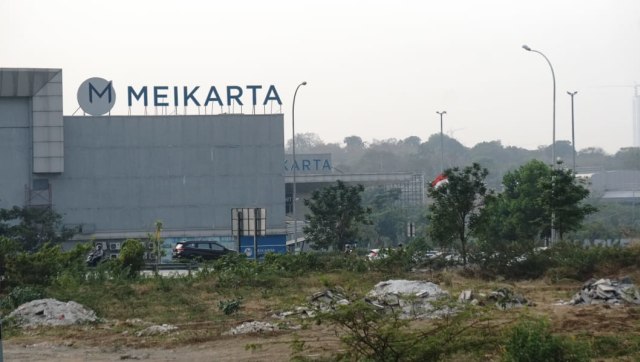 Suasana proyek pembangunan Apartemen Meikarta, di Cikarang, Kabupaten Bekasi, Jawa Barat. (Foto: Helmi Afandi Abdullah/kumparan)