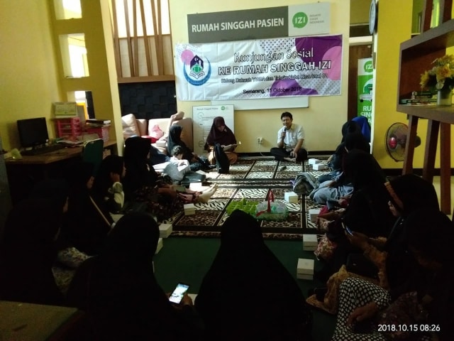 Yayasan Wakaf Bina Amal Kembali Kunjungi Rumah Singgah Pasien  IZI  (1)
