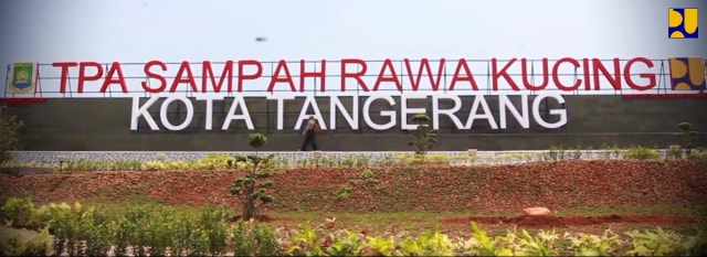 TPA Rawa Kucing Tangerang bisa dimanfaatkan sebagai Pembangkit Listrik Tenaga Sampah (PLTSa)  (Foto: Dok. KemenPUPR)