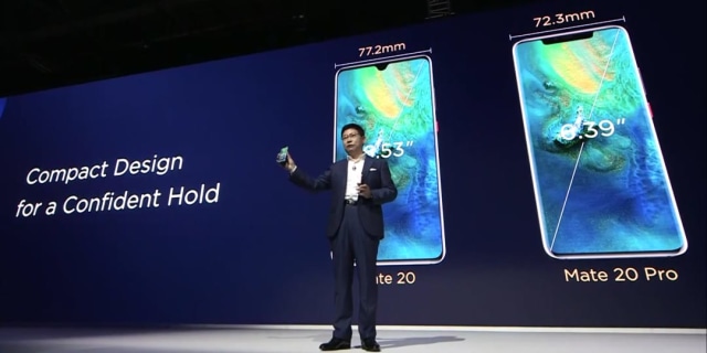 Peluncuran Huawei Mate 20 dan Mate 20 Pro. (Foto: Huawei)