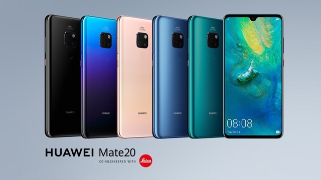 Smartphone Huawei Mate 20. (Foto: Huawei)