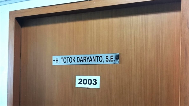 Ruangan kerja Anggota DPR Totok Dariyanto. (Foto: Ricad Saka/kumparan)