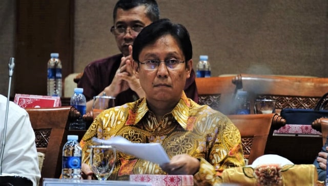 Direktur Utama PT Inalum (persero), Budi Gunadi Sadikin dalam Rapat Dengar Pendapat dengan Komisi VII DPR RI di komplek DPR RI, Jakarta, Kamis (17/10) (Foto: Helmi Afandi/kumparan)