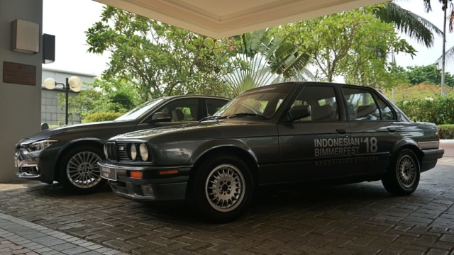 Mobil BMW 318i. (Foto: Jamal Ramadhan/kumparan)