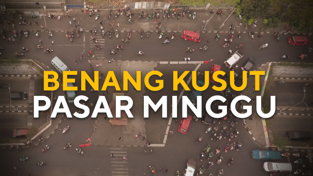 Benang kusut Pasar Minggu (Foto: Cornelius Bintang/kumparan)