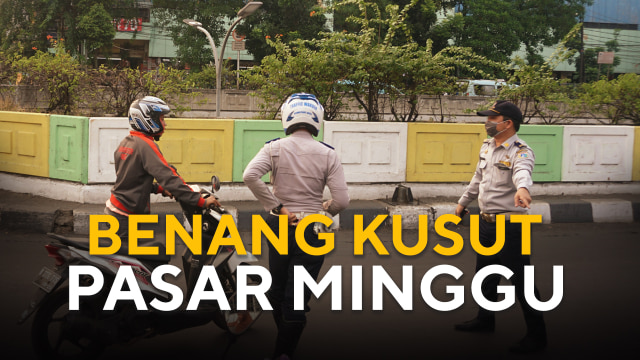 Benang kusut Pasar Minggu (Foto: Nugroho Sejati/kumparan)