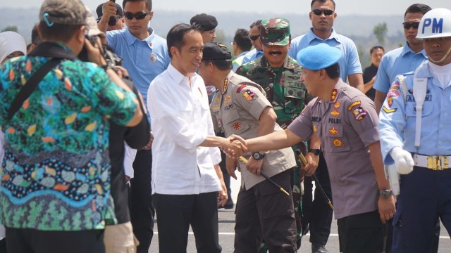 Presiden Joko Widodo Tiba di Lombok, Nusa Tenggara Barat (Foto: Yudhistira Amran Saleh/kumparan)