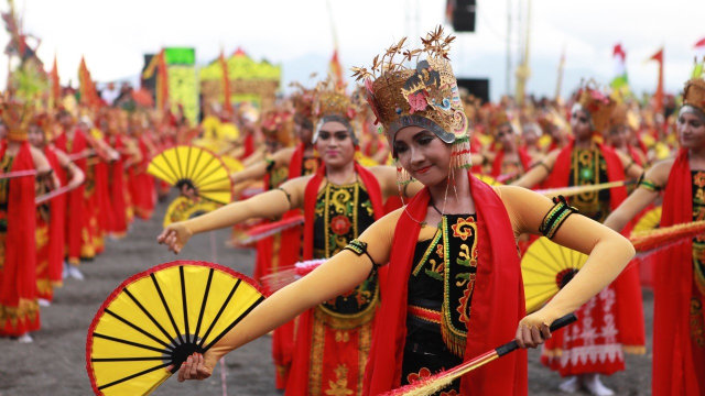 Festival Gandrung Sewu. (Foto: Dok. Pemkab Banyuwangi)
