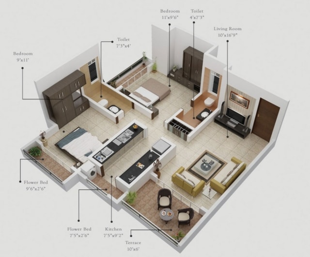 7 Tipe Denah Apartemen, Mana yang Sesuai Kebutuhanmu? (5)