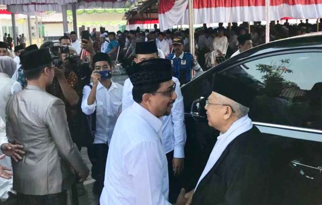 Ma'ruf Amin saat Kunjungi Pesantren di Bangkalan: Saya Berdarah Madura (1)