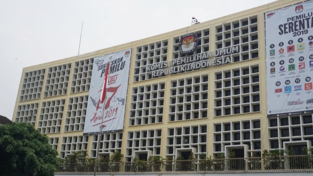 Gedung Komisi Pemilihan Umum Republik Indonesia. Foto: Abil Achmad Akbar/kumparan