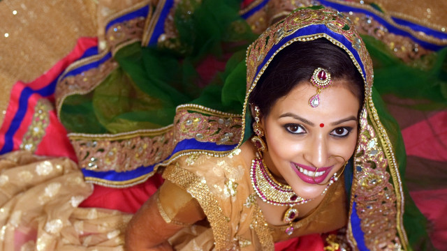 Ilustrasi pengantin wanita India (Foto: Pixabay)