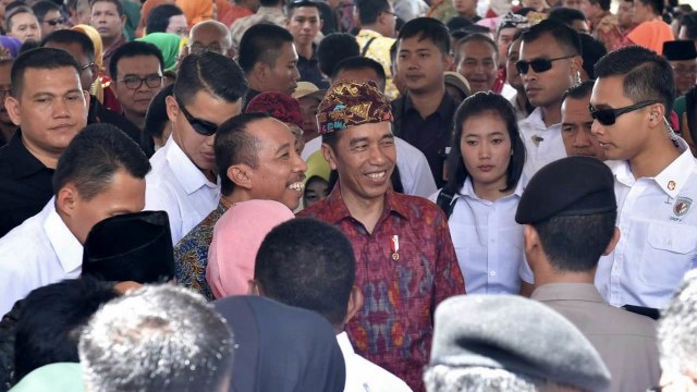 Presiden Jokowi membuka acara Temu Karya Nasional, Gelar Teknologi Tepat Guna (TTG) XX dan Pekan Inovasi Perkembangan Desa dan Kelurahan Tahun 2018 di Bali. (Foto: Dok. Sekretariat Presiden)