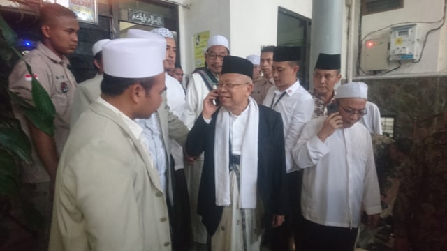 Kunjungi Ponpes di Mojokerto, KH Ma'ruf Amin Minta Restu untuk Hijrah