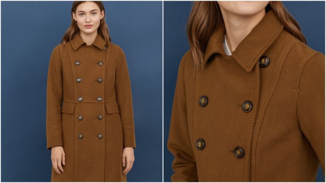 H&M Double-breasted Coat (Foto: dok. H&M)