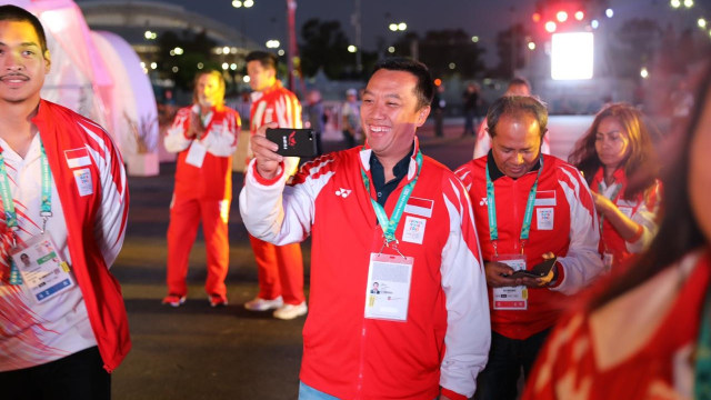 Menpora dukung kontingen Indonesia di Youth Olympic Games, Argentina. (Foto: Dok. Kemenpora)