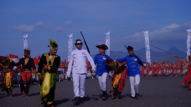 Penampilan Kisah Raden Mas Alit di Festival Gandrung Sewu (Foto: Bella Cynthia Ratnasari / kumparan)
