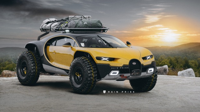 Bugatti Chiron disulap menjadi SUV (Foto: dok. Rain Prisk)
