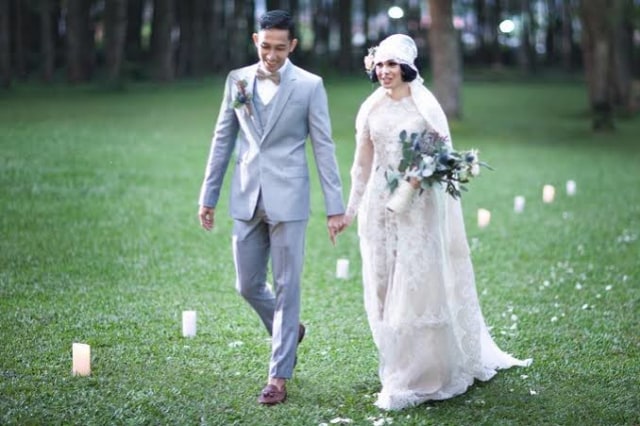 Nagita Slavina dan 3 Artis Ini Kenakan Gaun Unik Saat Pernikahannya (4)