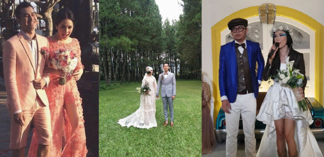 Nagita Slavina dan 3 Artis Ini Kenakan Gaun Unik Saat Pernikahannya