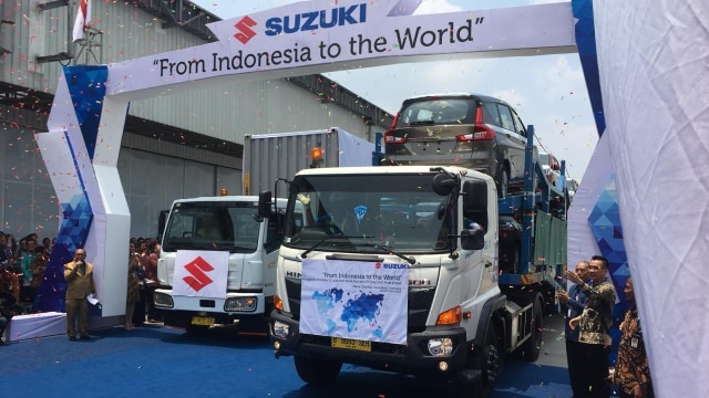 Peresmian ekspor all new Suzuki Ertiga (Foto: Alfons Hartanto/kumparanOTO)