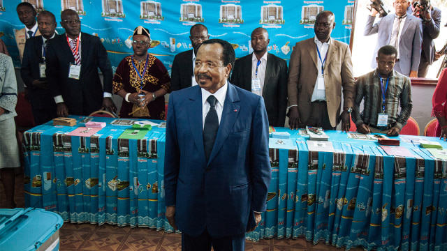 Presiden Kamerun Paul Biya (Foto: AFP/Alexis Hugguet)