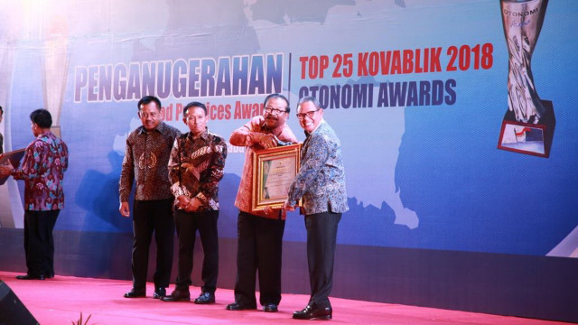 Pemkab Tuban Raih Penghargaan Kompetisi Inovasi Pelayanan Publik 2018