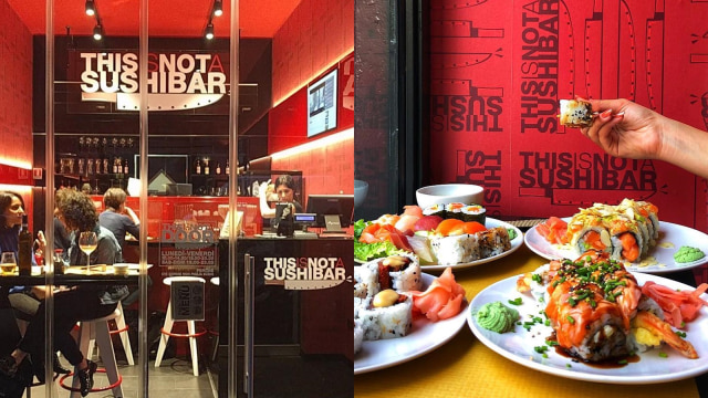 Restoran This Is Not A Sushi Bar (Foto: Instagram/ @andrea_langhi_design @claudia_ottaviani)