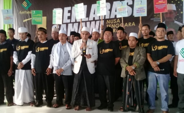 Solidaritas Ulama Muda Deklarasi Dukung Jokowi-Ma'ruf di NTB