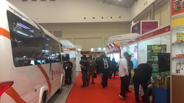 Produk yang dipamerkan di Trade Expo Indonesia 2018 di ICE BSD Tangerang. (Foto: Nurul Nur Azizah/kumparan)