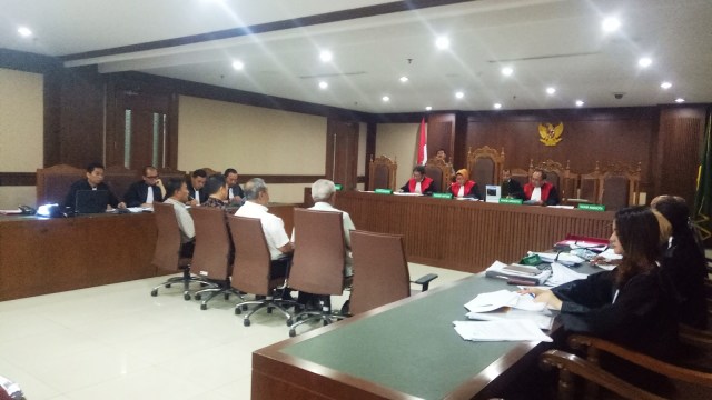 Sidang terdakwa korporasi PT DGI di Pengadilan Tipikor Jakarta, Rabu (24/10/2018). (Foto: Adhim Mugni Mubaroq/kumparan)