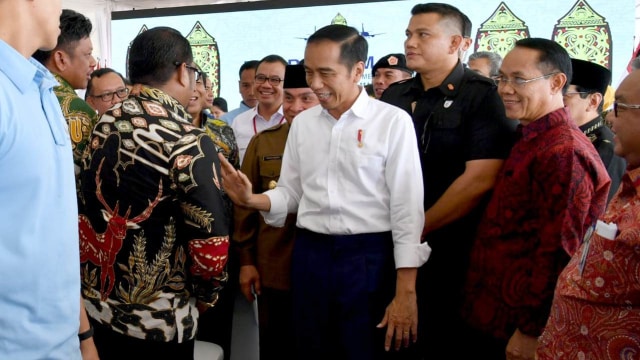 Jokowi Resmikan Dua Bandara di Samarinda, Kalimantan Timur. (Foto: Dok. Biro Pers Setpres)