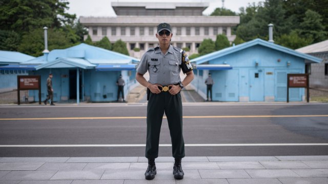 Zona Demiliterisasi Korea. (Foto: AFP/ED JONES)