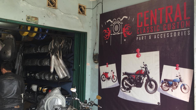 Central Classic Custom Shop di Cinere, Depok (Foto: Aditya Pratama Niagara/kumparanOTO)