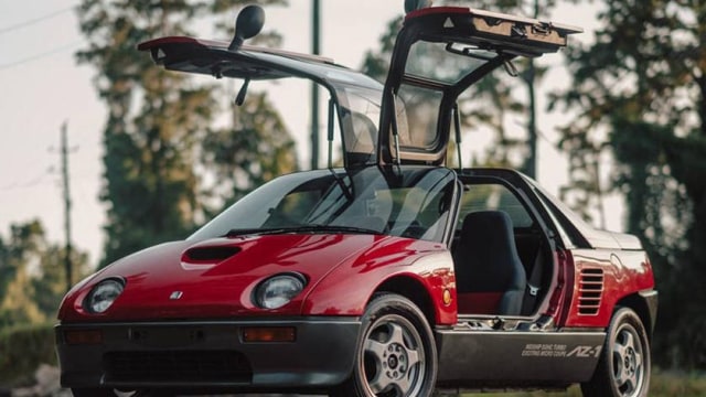 Mazda Autozam Az-1 dengan gullwing doors (Foto: dok. Carbuzz)