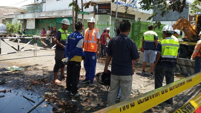 PT Perusahaan Gas Negara Tbk. (PGN) menerjunkan tim reaksi cepat untuk menangani kebocoran pipa, Jumat (26/10/2018). (Foto: Dok. Istimewa)