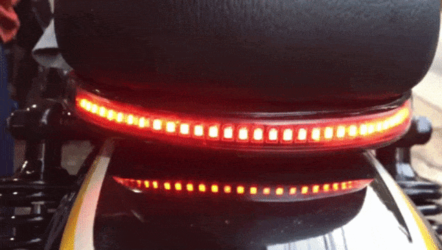 Demam lampu LED pada motor kustom (Foto: dok. Central Classic Custom)