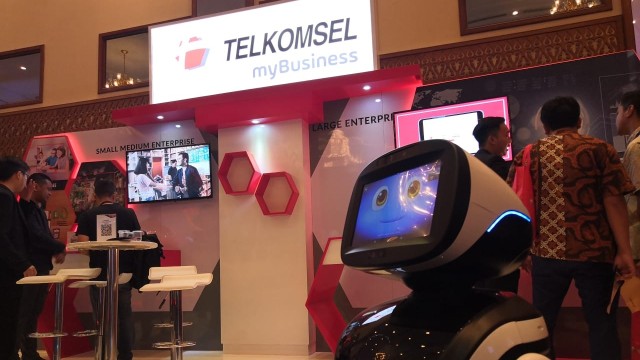 Telkomsel di Ideafest 2018. (Foto: Bianda Ludwianto/kumparan)